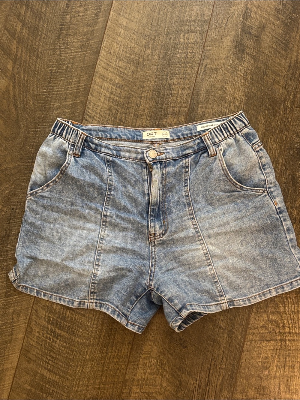 OAT New York Light Blue Denim Women's Shorts